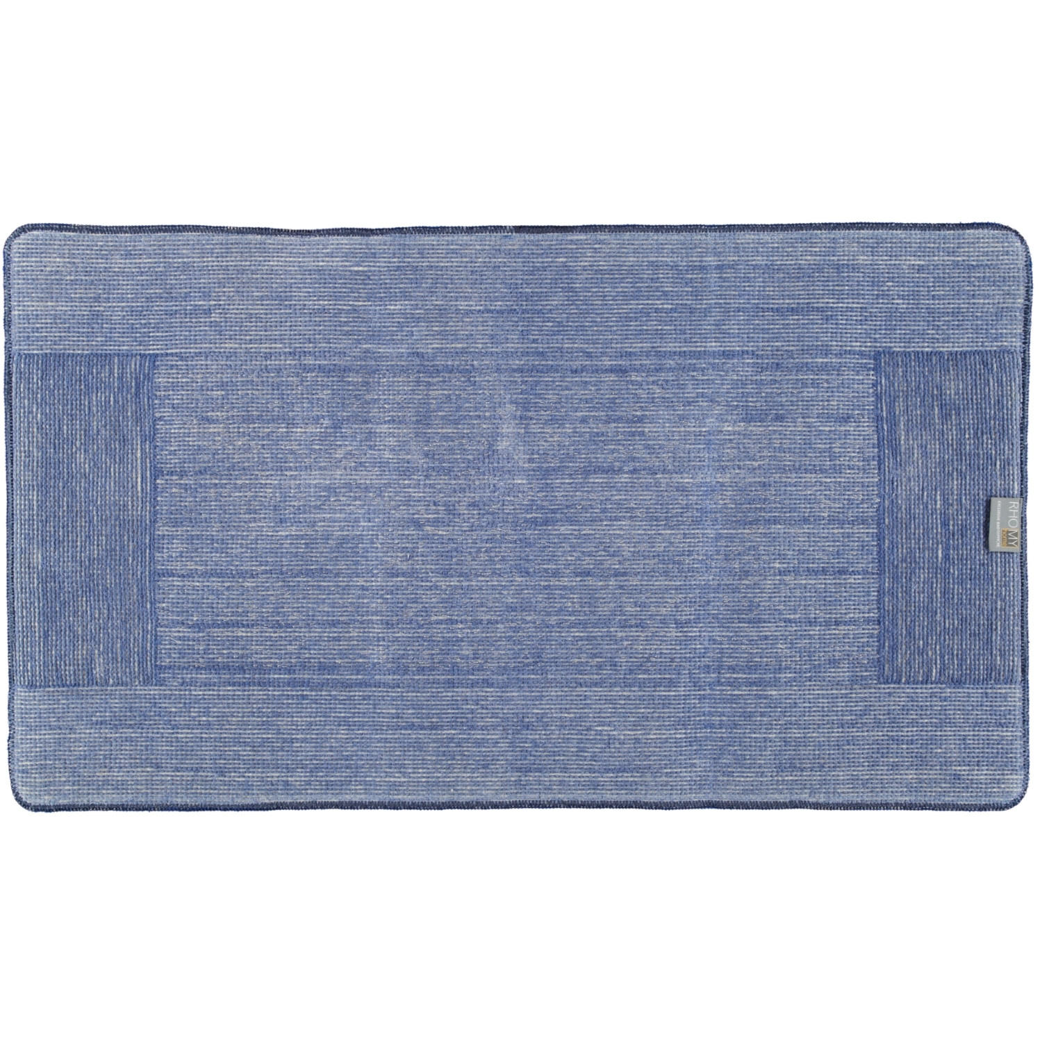 BADTEPPICH VERSAILLES ROYALBLAU-LUREX - 408 - Blau, Textil (65/115cm) - Rhomtuft