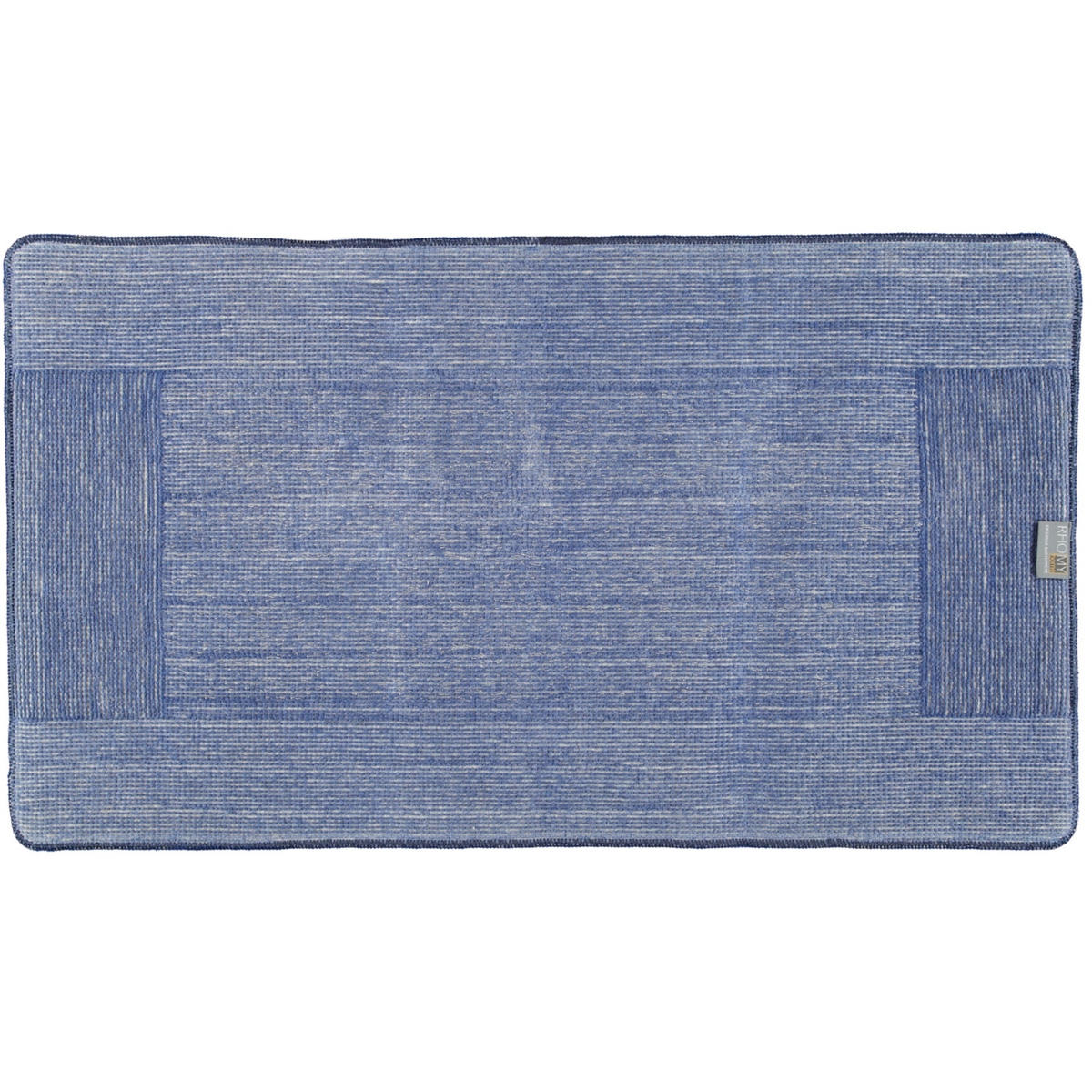 BADTEPPICH VERSAILLES ROYALBLAU-LUREX - 408 - Blau, Textil (65/115cm) - Rhomtuft