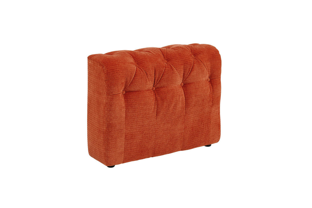 SOFA SITZELEMENT SEPHI Rot Cord - Rot/Schwarz, Kunststoff/Textil (82/62/27cm) - KAWOLA
