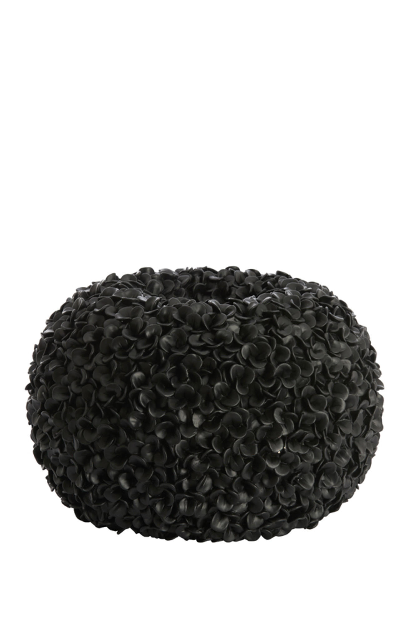 VASE Phylia Schwarz Ø47.5/30 cm - Schwarz, Kunststoff (30cm) - Light & Living