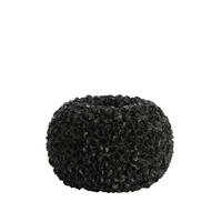 VASE Phylia Schwarz Ø47.5/30 cm - Schwarz, Kunststoff (30cm) - Light & Living