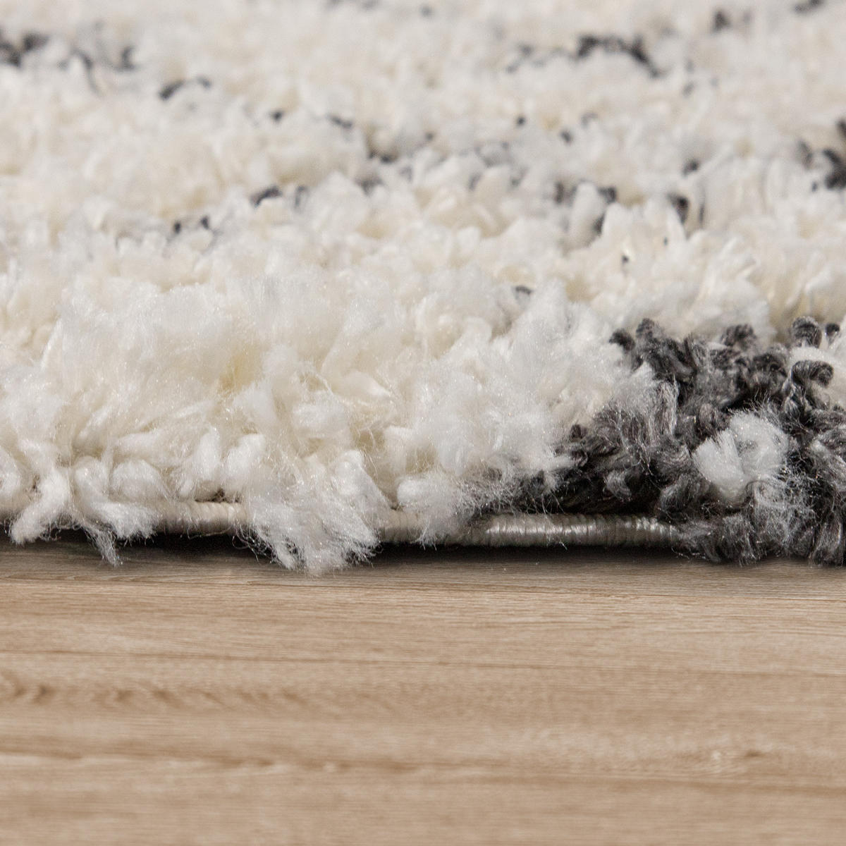 HOCHFLORTEPPICH 200/200 cm Kalmar 451 - Anthrazit, Textil (200/200cm) - Paco Home