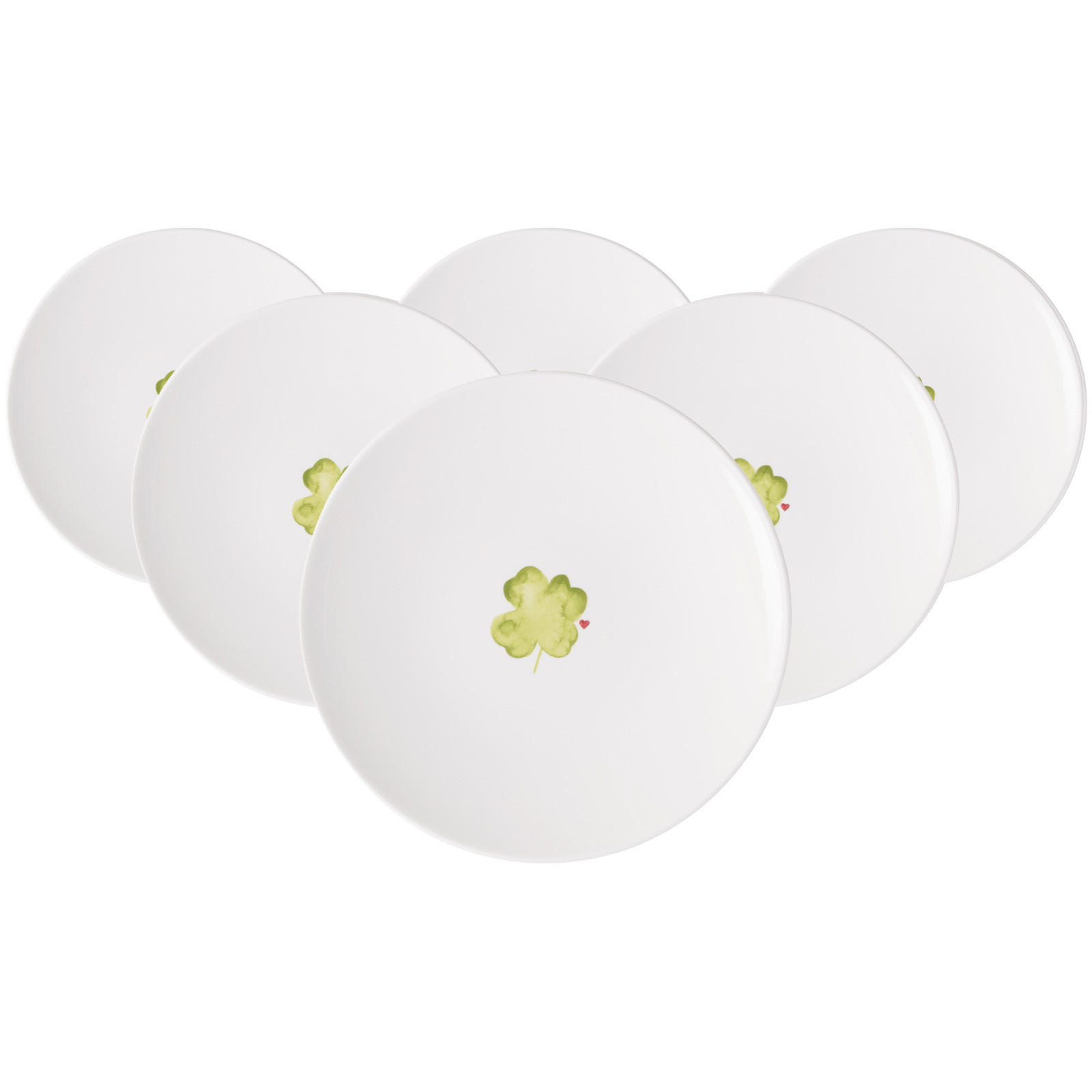 Villeroy & Boch Frühstücksteller Weiß, Grün
