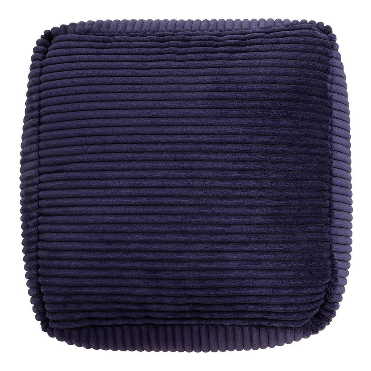 SITZPOUF Amara - Dunkelblau, Textil (40/24/40cm) - icon
