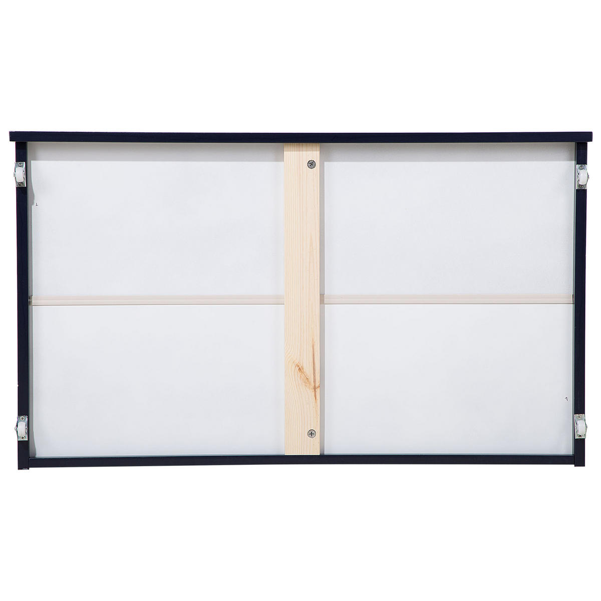 BETTSCHUBLADE 2er set Blau Rumilly - Blau, Holz - Beliani