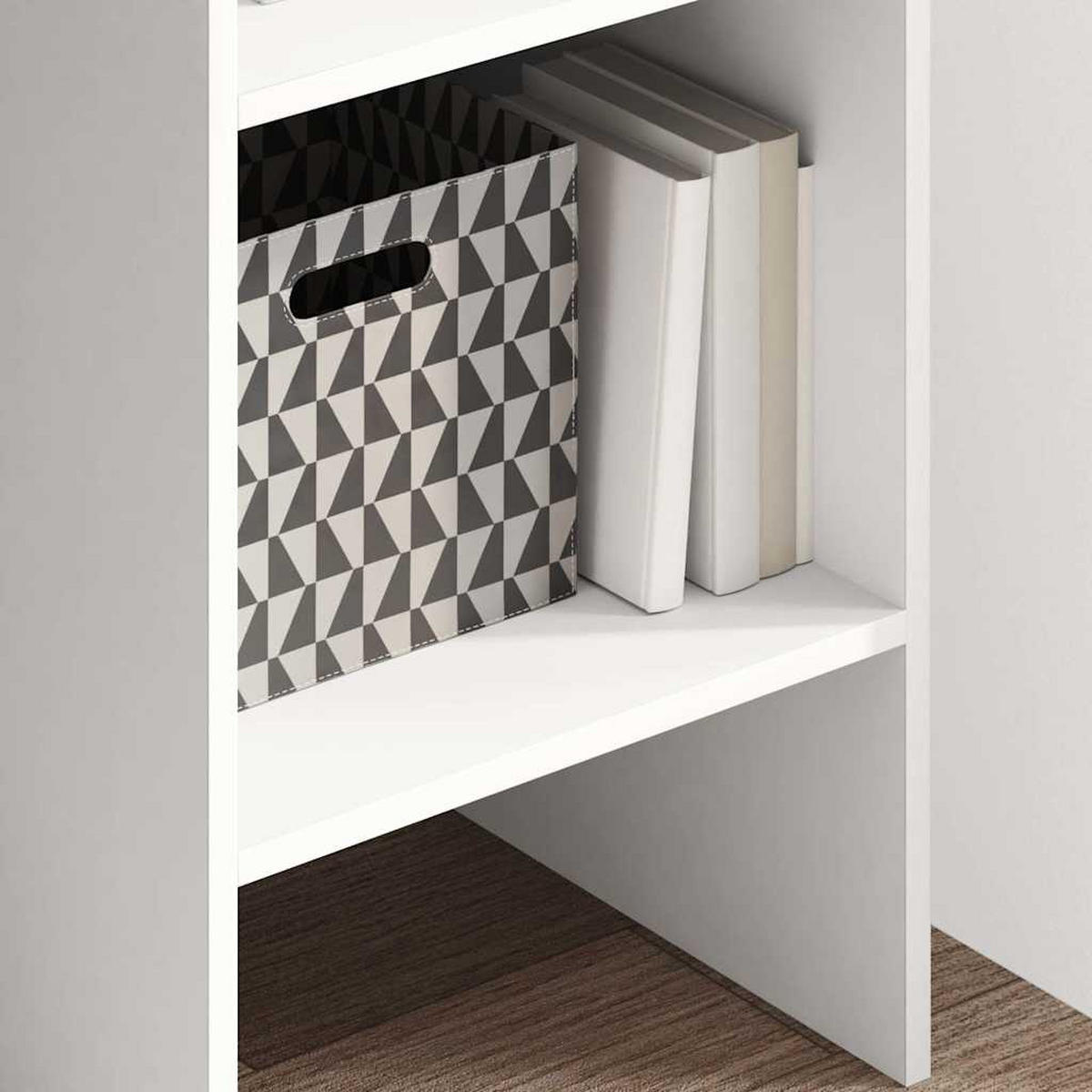 BÜCHERREGAL Weiss 40/35/180 Cm Holzwerkstoff - Weiß, Holzwerkstoff (35/180/40cm) - vidaXL
