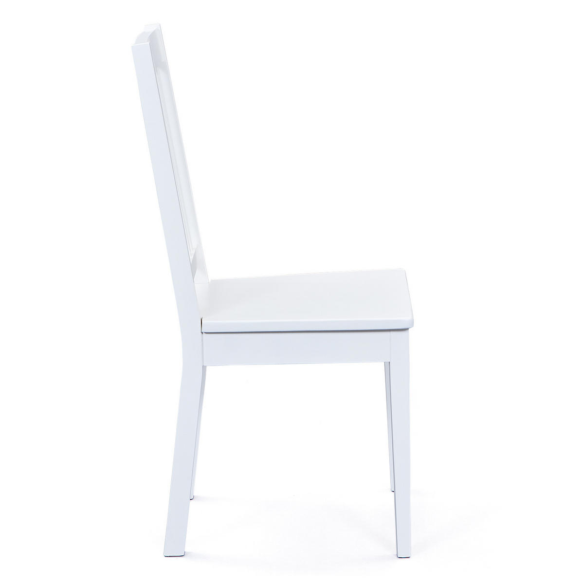 STUHL 2er-Set weiss - Weiß, Holzwerkstoff (42/95/50cm) - ebuy24