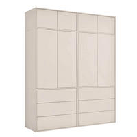 KLEIDERSCHRANK Der Robe - Beige, Holzwerkstoff (180/234/58cm) - Mokebo