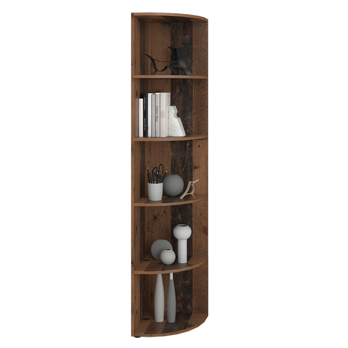 ECKREGAL Ecki Antikholz 40 x 180 cm - Eichefarben, Holzwerkstoff (40/180/40cm) - Vicco