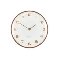 WANDUHR Caserta Ø 25 cm - Braun, Kunststoff (25/25/3cm)