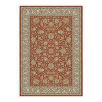 DESIGN Teppich mit Blumenmuster rot - Rot, Textil (200/290cm) - AFK Living
