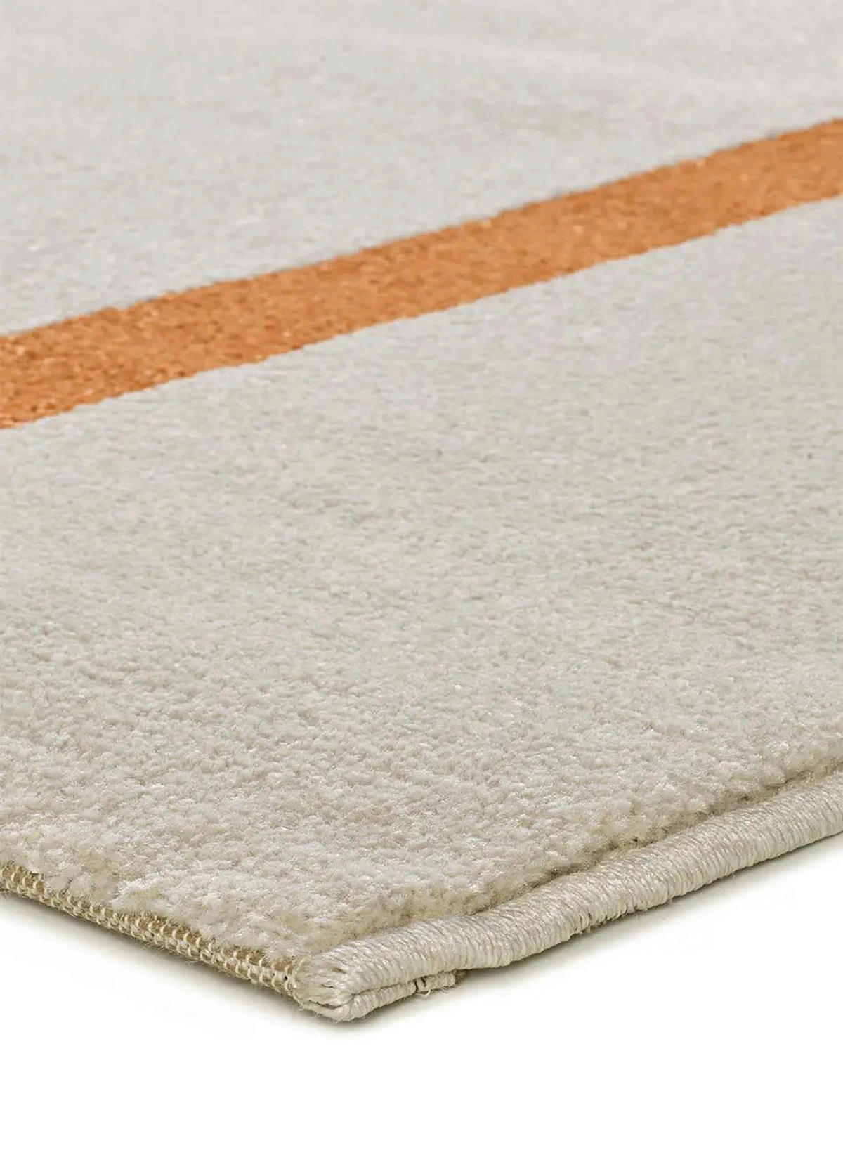 KURZFLORTEPPICH Beige / Orange Lessia 120/180 cm - Beige/Orange, Naturmaterialien/Textil (120/180cm) - Atticgo