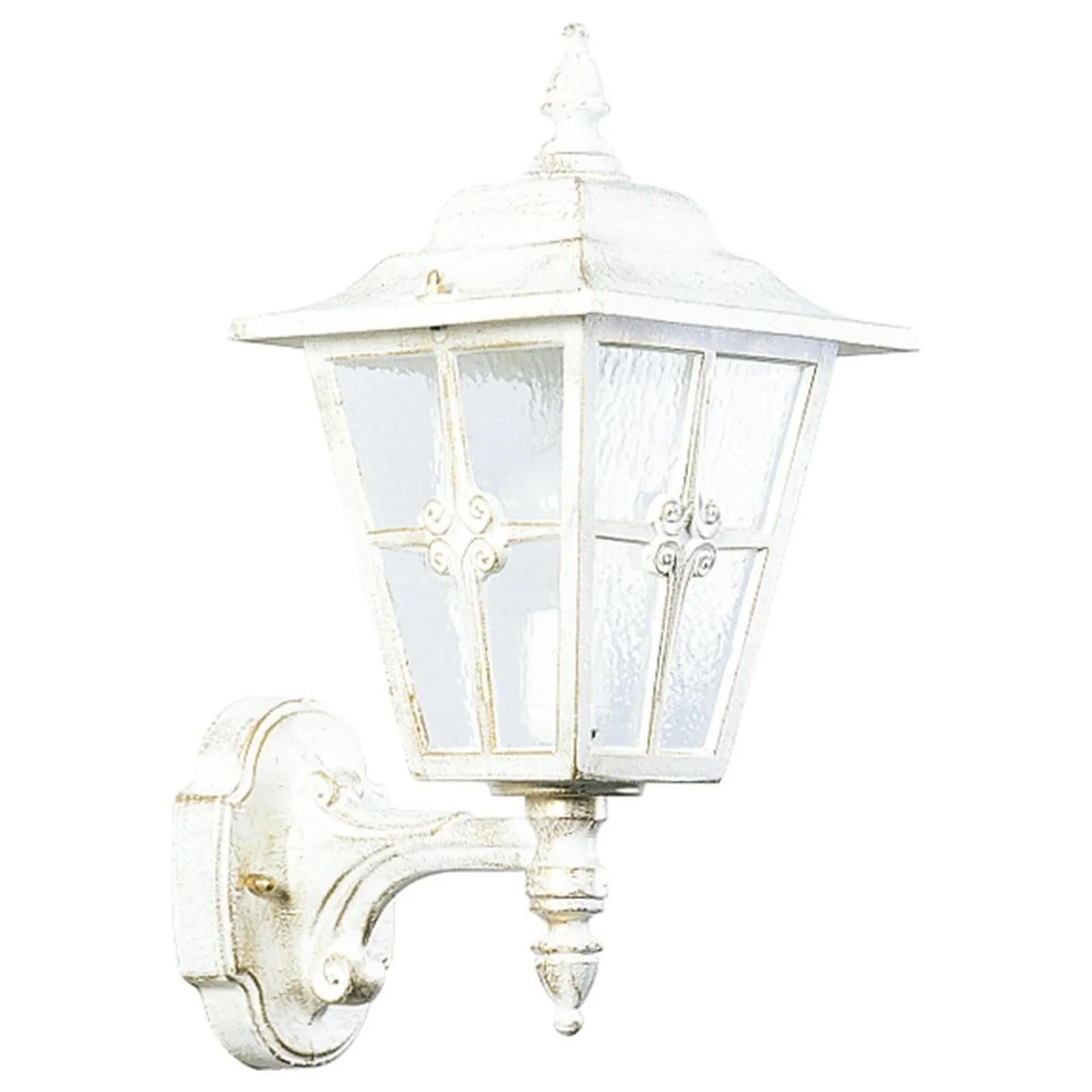 WAND- & DECKENLEUCHTE Weiß - Goldfarben/Weiß, Metall (22/47.5/22cm) - click-licht