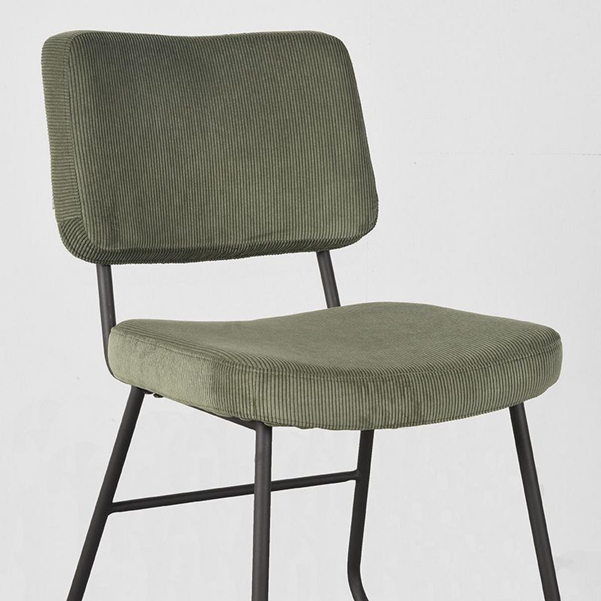 ESSZIMMERSTUHL Noah Grün 61/47/85 cm 2er-Set - Grün, Textil (47/85/61cm) - LABEL51