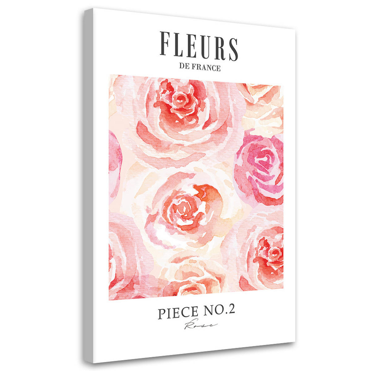 WANDBILD blumen in frankreich - Pink, Textil (40/60cm) - Feeby