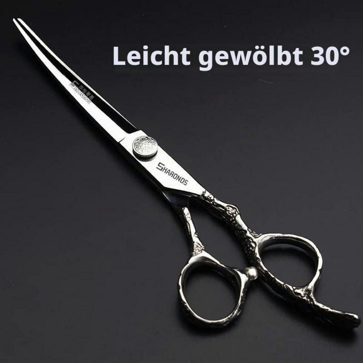 HAARSCHNEIDER-SET 7 Zoll 3-teilig - Silberfarben, Metall (6/1/17.7cm)