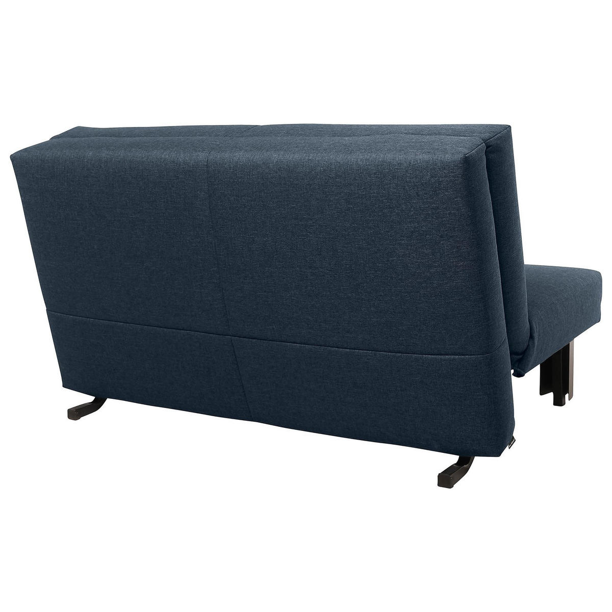 FALTSOFA Kalomira Bezug Flachgewebe Metall schwarz / blau - Blau, Kunststoff (145/84/100cm) - 58aufmkessel