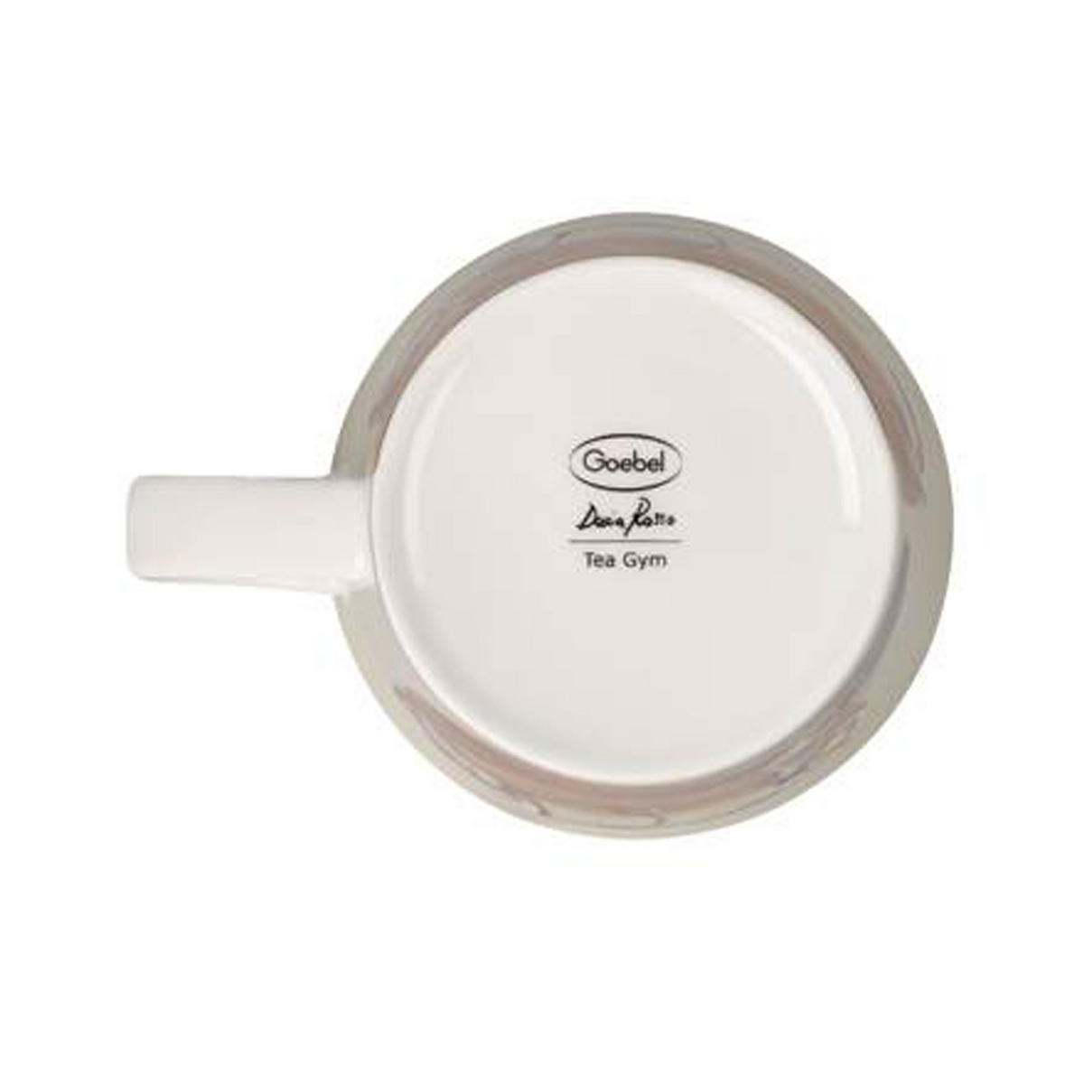 TEETASSE Daria Rosso -Tea Gym, Fine Bone China - Multicolor, Keramik (0.35L) - Goebel