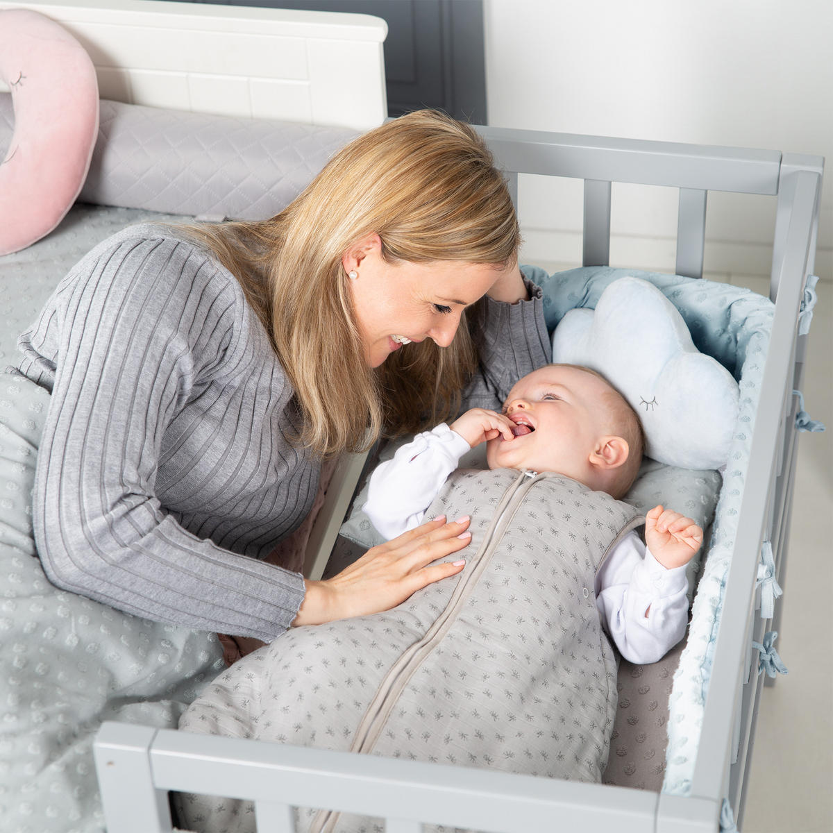 NESTCHEN Lil Planet türkis - Hellblau, Textil (170/4cm) - Roba