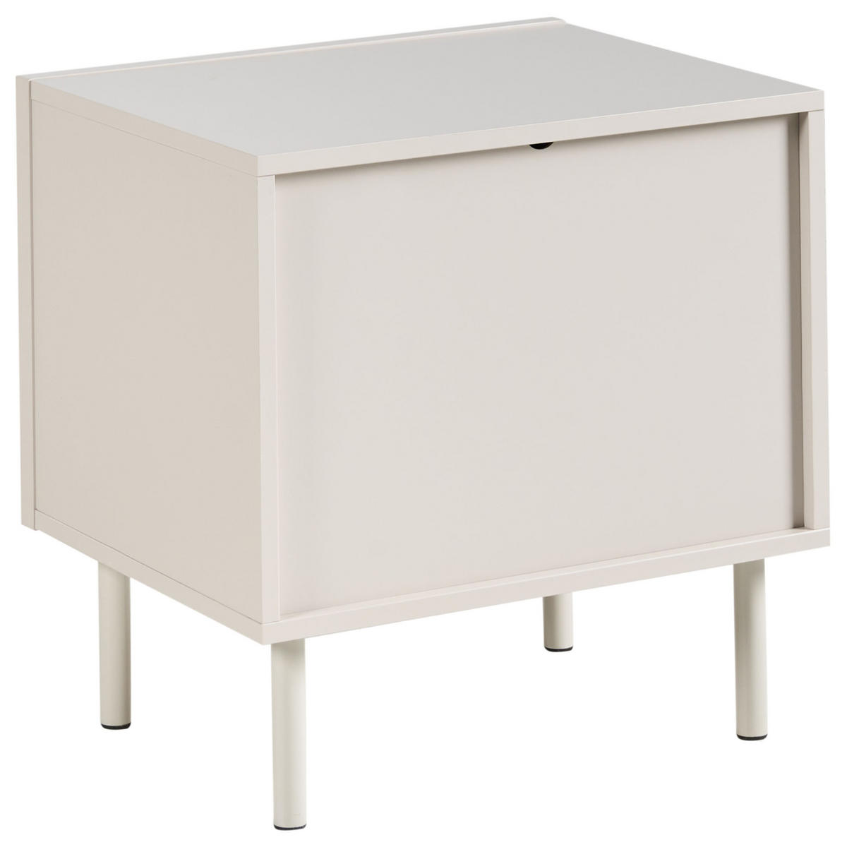 NACHTTISCH Hellbeige Clunes - Beige, Holzwerkstoff (40/50/50cm) - Beliani