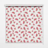 VNÚTORNÁ roleta - okenná roleta - roleta - 100x100 cm - Vodové melóny - pink, plast (100/100/0.5cm) - TULUP