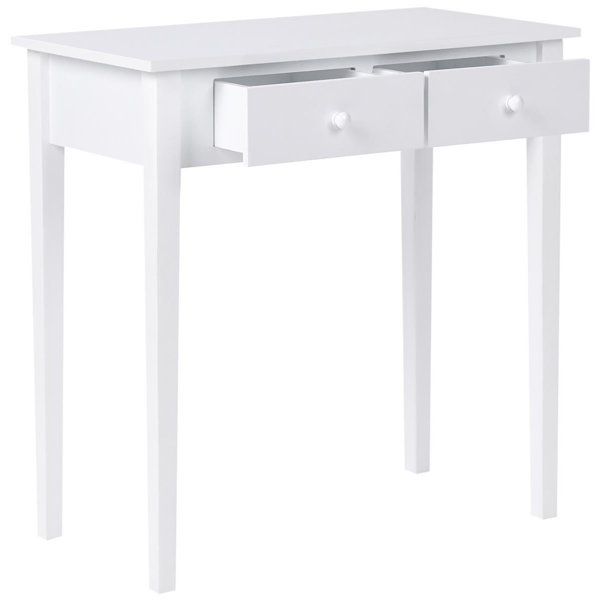 KONSOLENTISCH Weiß Yirra - Weiß, Holzwerkstoff (75/75/40cm) - Beliani