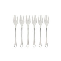 KUCHENGABEL Pantry 6er Setn, 18/8 Edelstahl, 16 cm - Silberfarben, Metall - GENSE