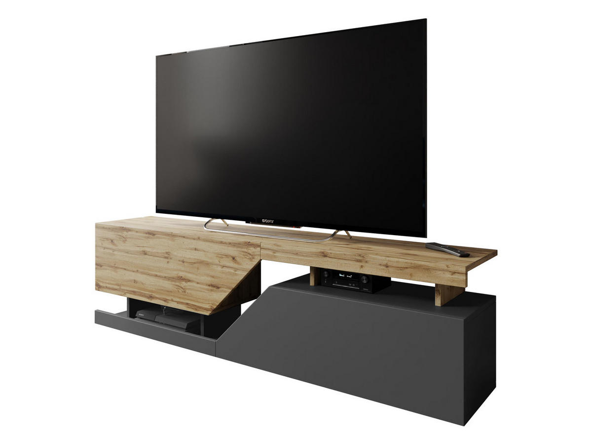 TV-ELEMENT Ceelias 160 - Anthrazit, Holzwerkstoff (160/47/35cm) - MIRJAN24