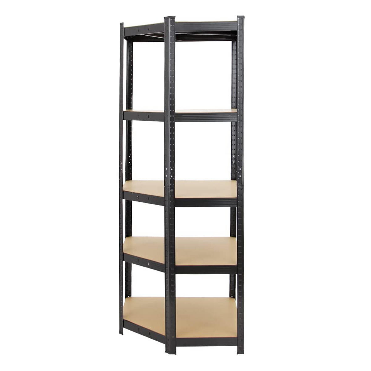 ECKREGAL Ragnar 180x70x40 cm Fachlast 175 kg Schwarz - Schwarz, Metall (70/180/40cm) - PROREGAL