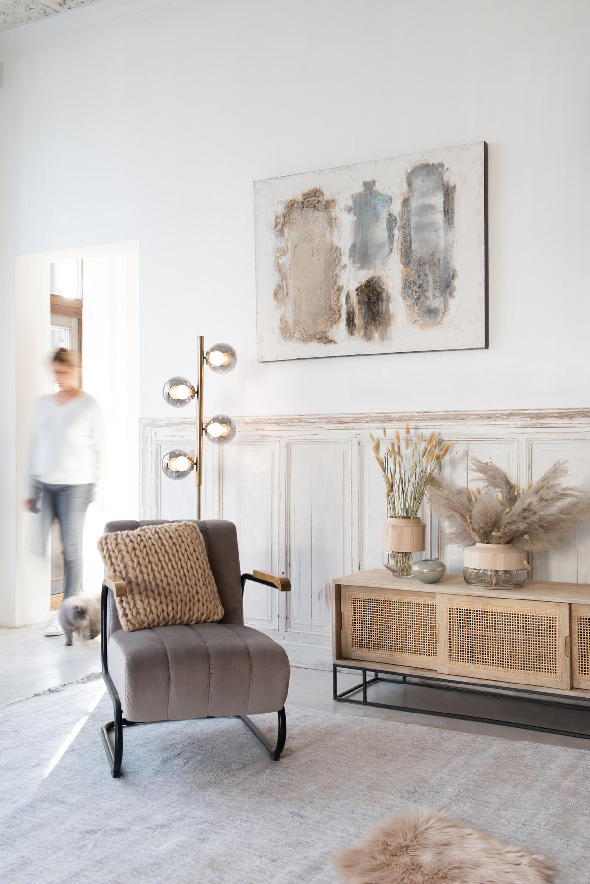 VASE WIPFELLICHT - Glas - Transparant - Ø 23 cm - Transparent, Glas (23/30.5cm) - J-Line