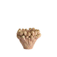 VASE Fynara - Rosa - 28/28/20.5 cm - Pink, Keramik (20.5cm) - Light & Living