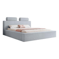 POLSTERBETT PELLIZZANO 160x200 cm, Grau - Grau, Textil (200/160cm) - Fedve