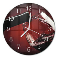 WANDUHR fi30 cm - Weinglas - Rot, Glas (30/30/0.4cm) - TULUP