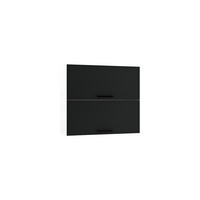 HÄNGESCHRANK W80GRF/2 - Morvex - Funktionales Design Konzept - Schwarz, Holz/Metall (80/72/30cm) - ROYAL24_MARKT