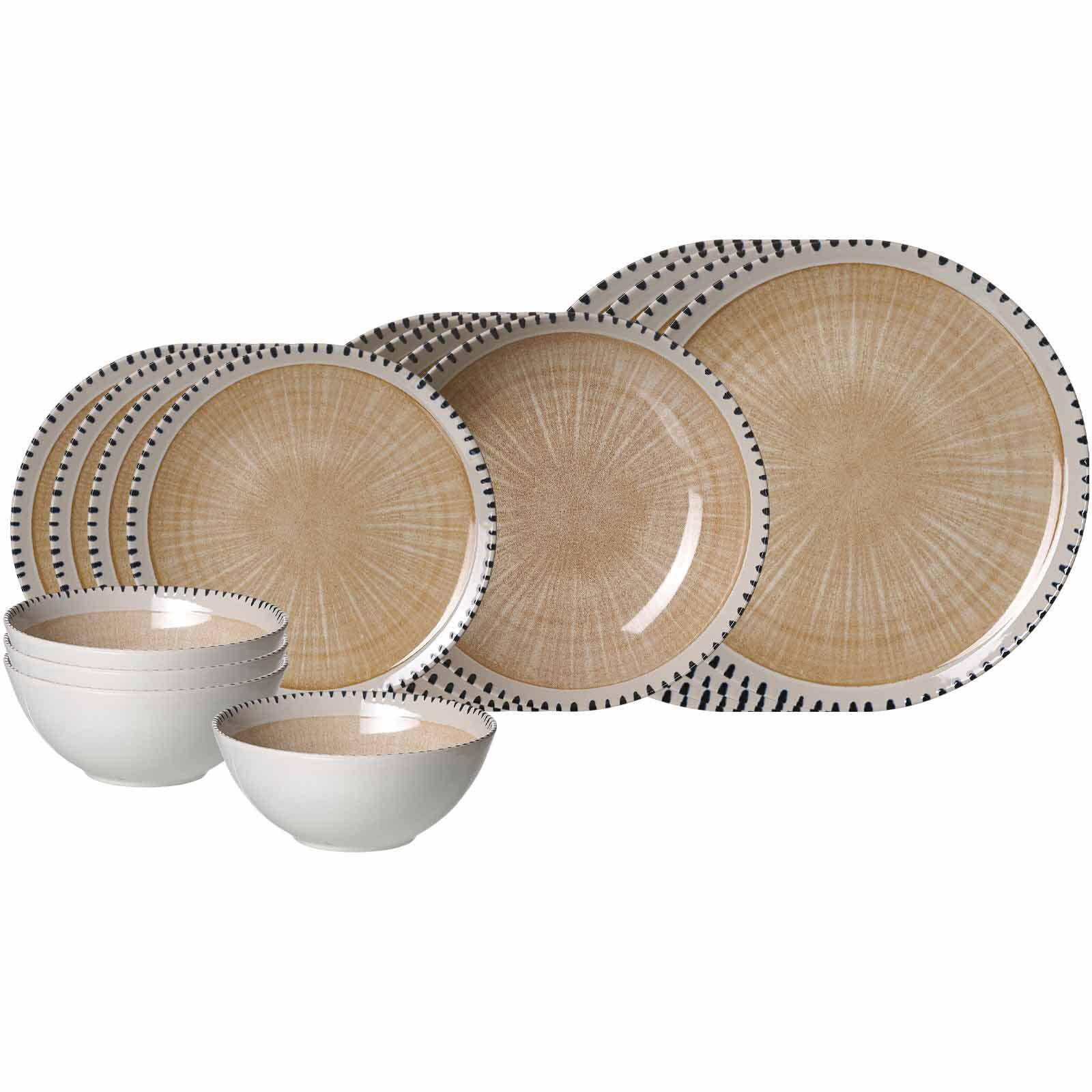 EINSTEIGER-SET Natura Creme 16er Set - Creme, Keramik (2/2/2cm) - Ritzenhoff Breker