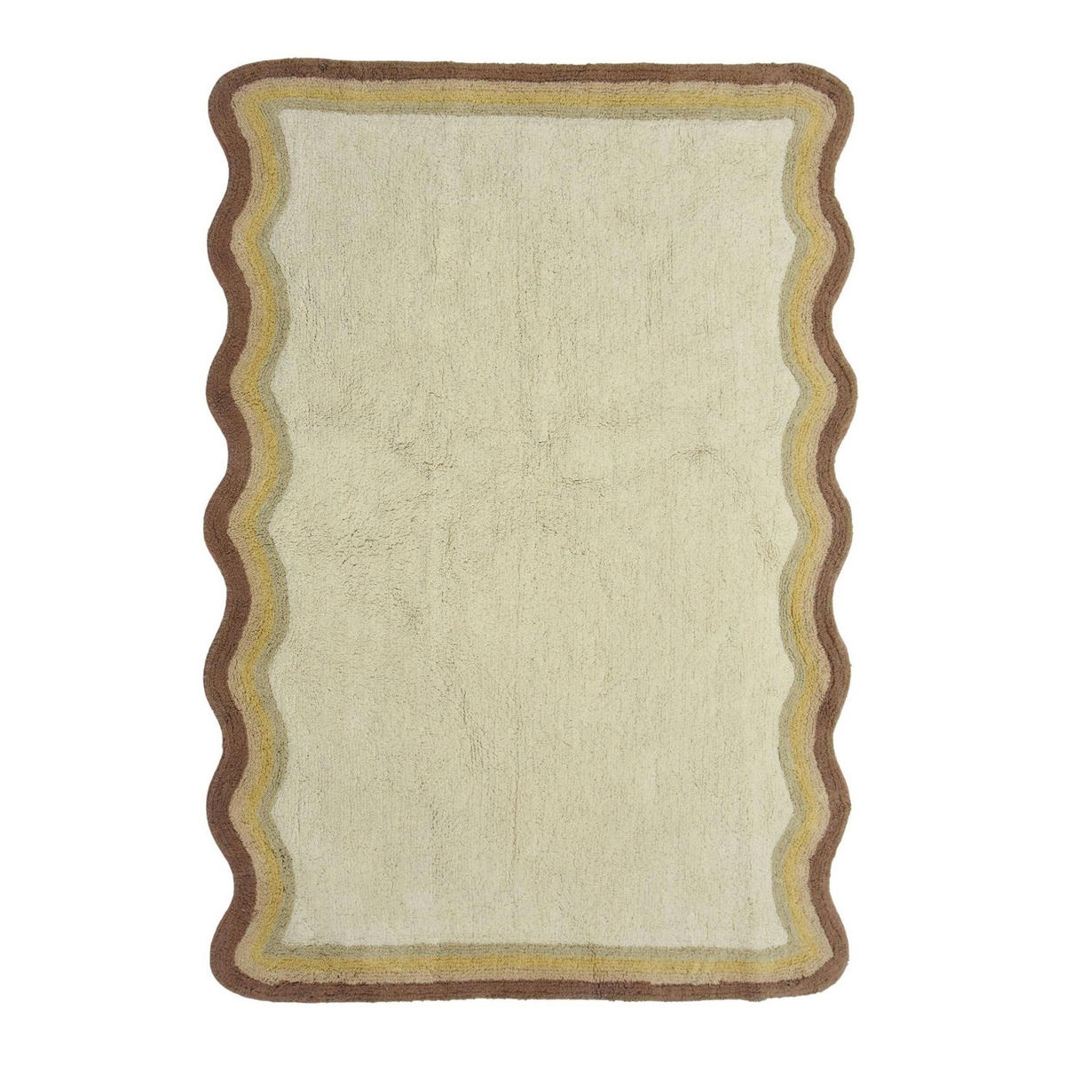 KINDERTEPPICHE aus Baumwolle maschinenwaschbar bruin - Braun, Naturmaterialien (120/170cm) - AFK Living