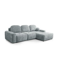 ECKSOFA Argos In Vibe - Blaugrau, Holzwerkstoff/Textil (267/170cm) - Fun Möbel