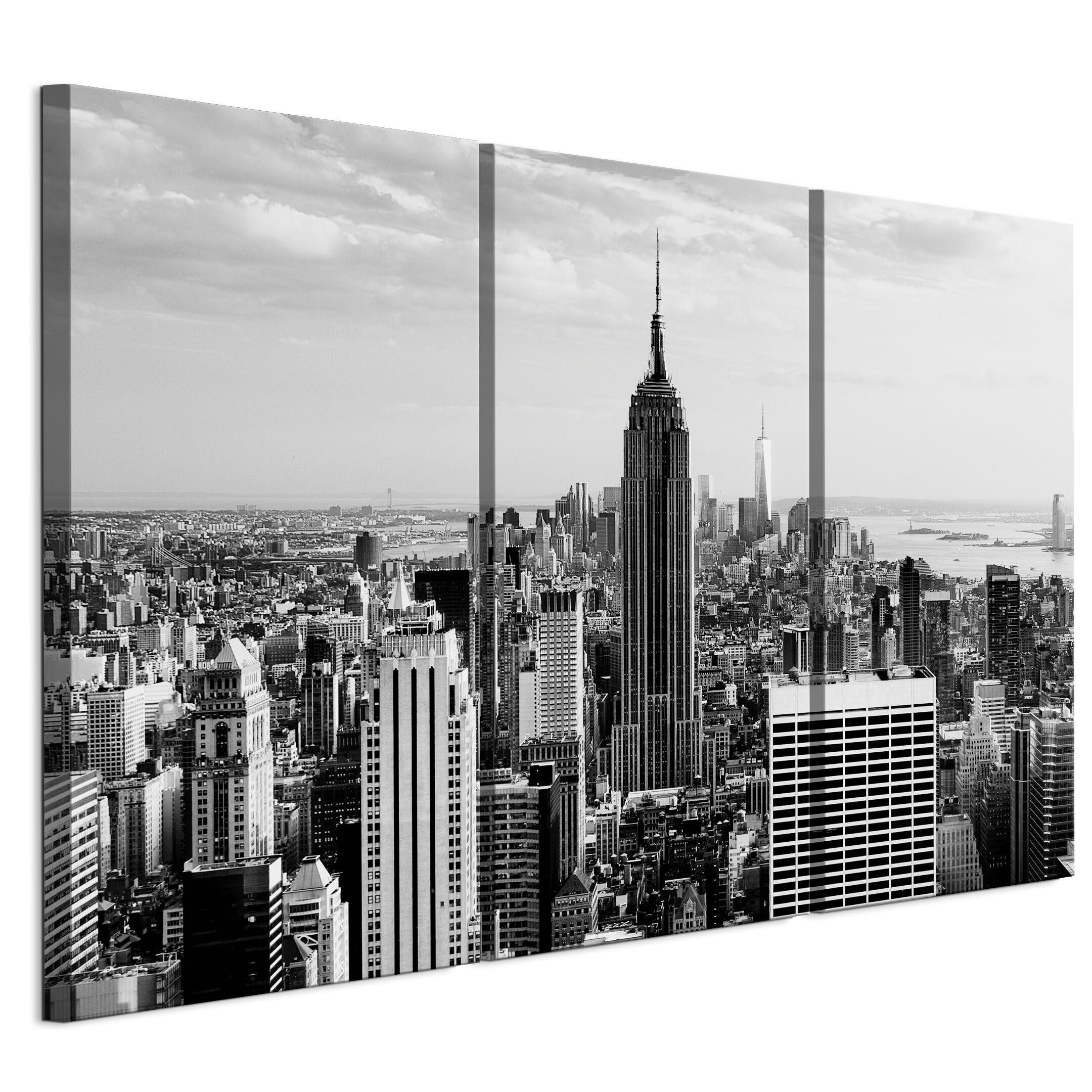 LEINWANDBILD Stadt 120x80 cm - Multicolor, Holz (120/80cm) - LUMASOUL