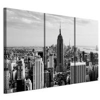 LEINWANDBILD Stadt 120x80 cm - Multicolor, Holz (120/80cm) - LUMASOUL