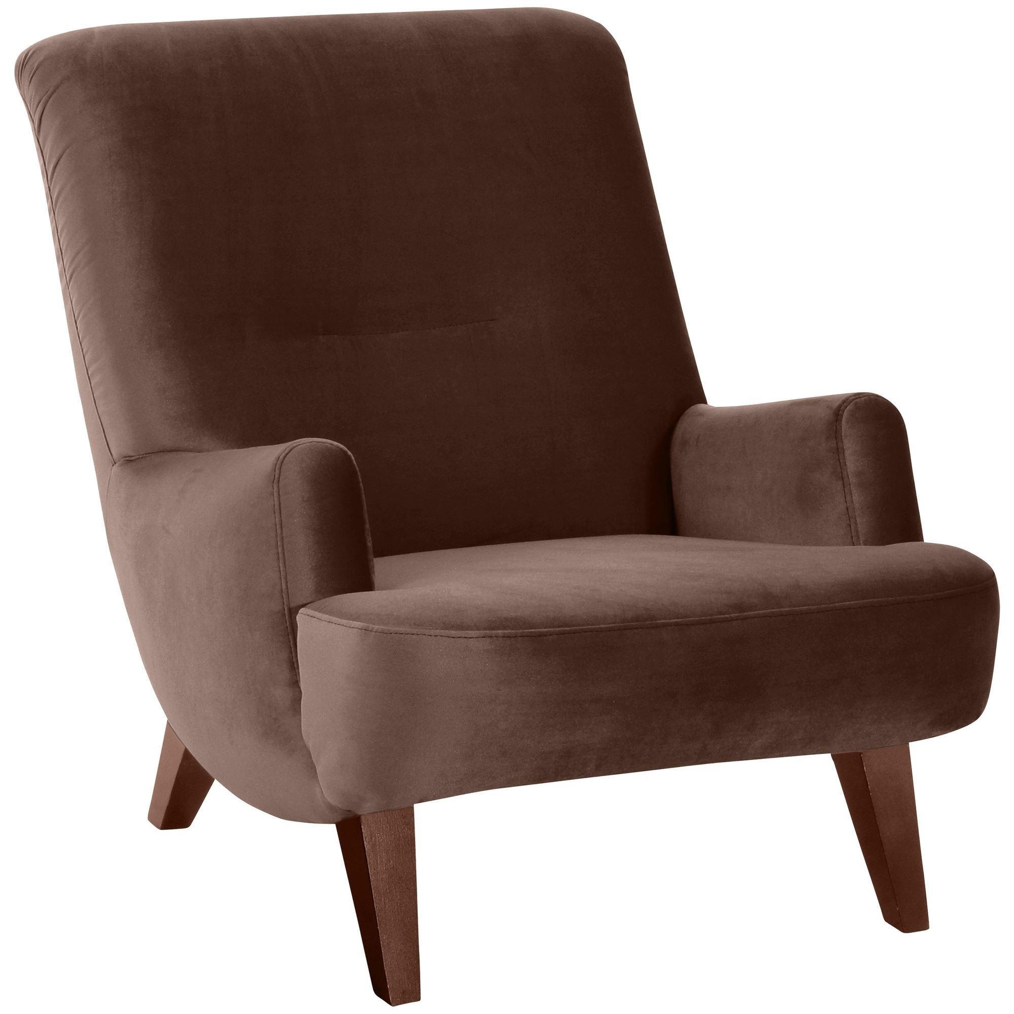 58aufmkessel Sessel Braun, Nussbaum 101x80x71 cm