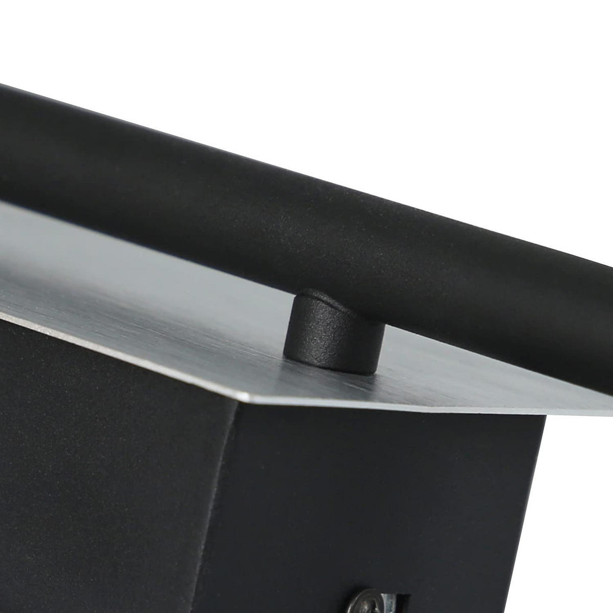 LED-DECKENLEUCHTE Gertrud 100/8.5/16 cm - Schwarz, Metall (100/8.5/16cm) - Nettlife