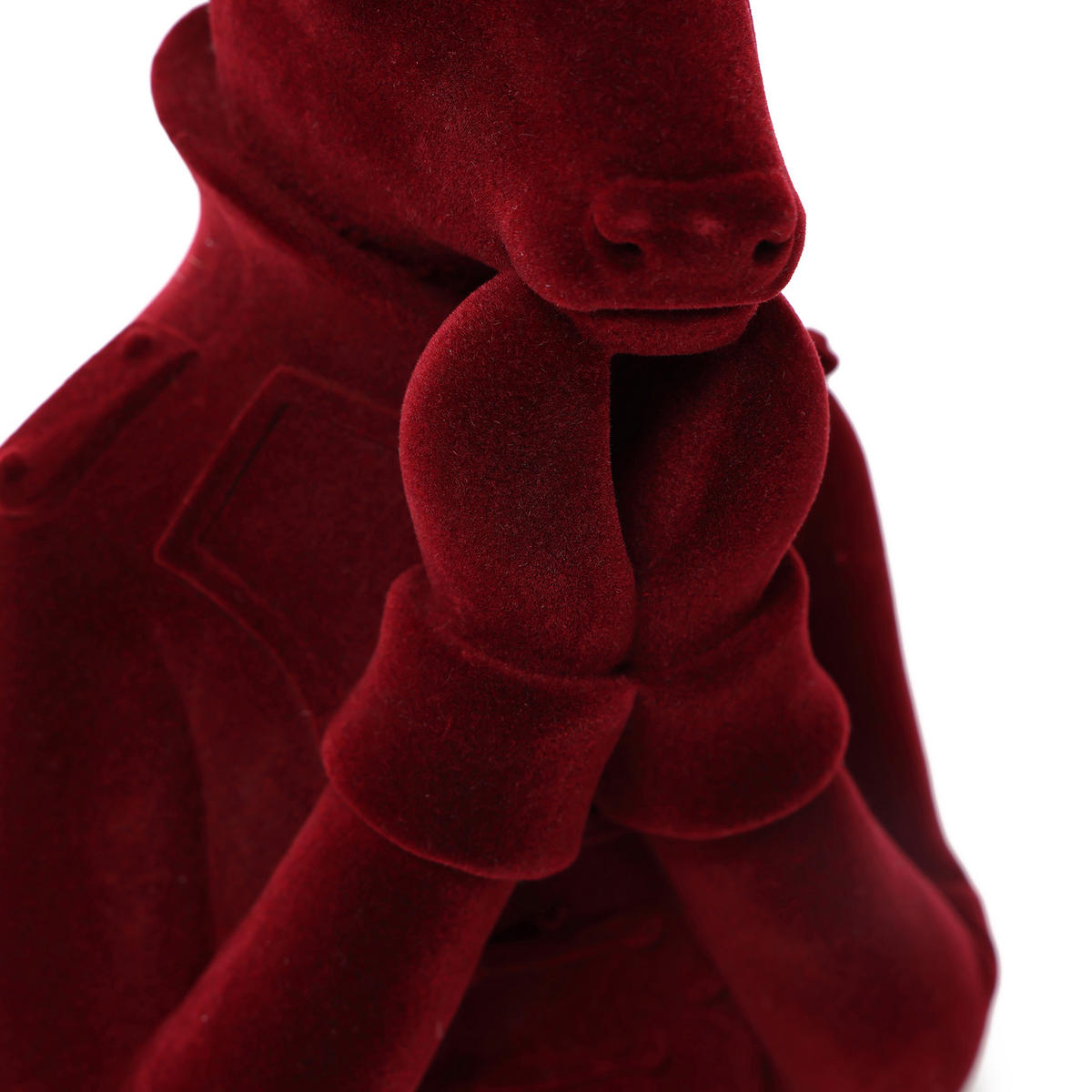 WEIHNACHTSDEKORATION HTHD0180 - Rot, Kunststoff (19/34/22cm) - Hometopia