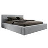 POLSTERBETT mit Bettkasten Salby 140x200 cm, Grau - Grau, Textil (140/200cm) - Meblito