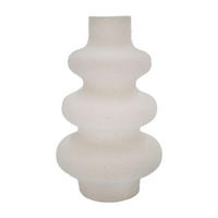 KERAMIK VASE - Weiß, Keramik (21.8cm) - Intirilife