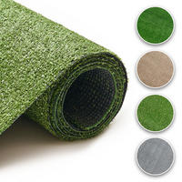 KUNSTRASEN Canyoo 7 mm – Wetterfester Rasenteppich für Balkon & Terrasse 133/450 cm - Grün, Textil (133/450cm) - Tapiso