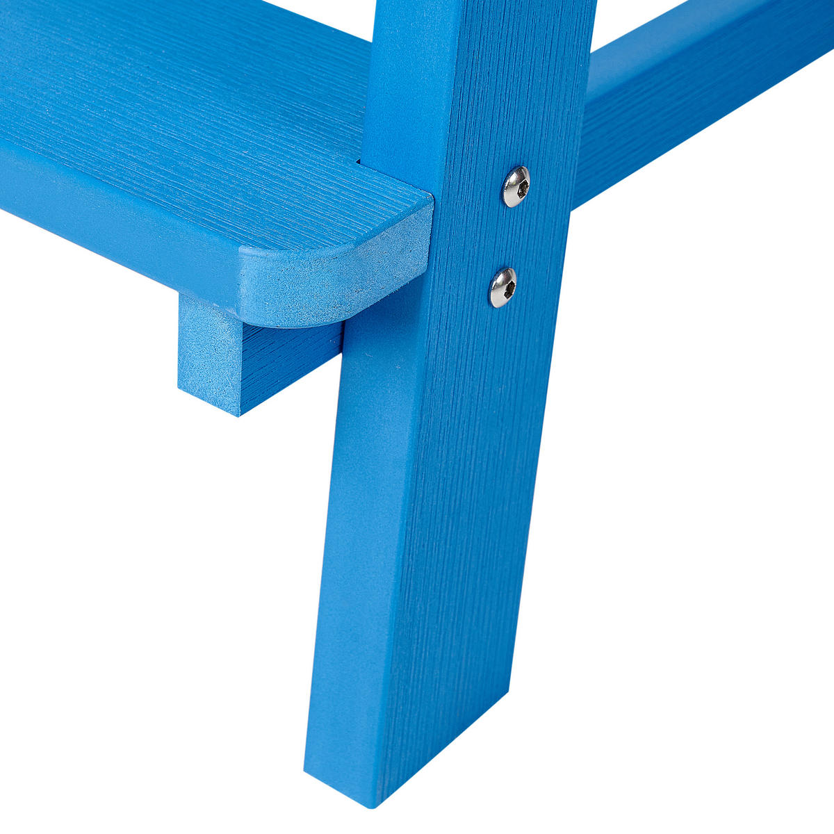 GARTEN-BARSTUHL Blau Adirondack - Blau, Kunststoff (58/124/71cm) - Beliani