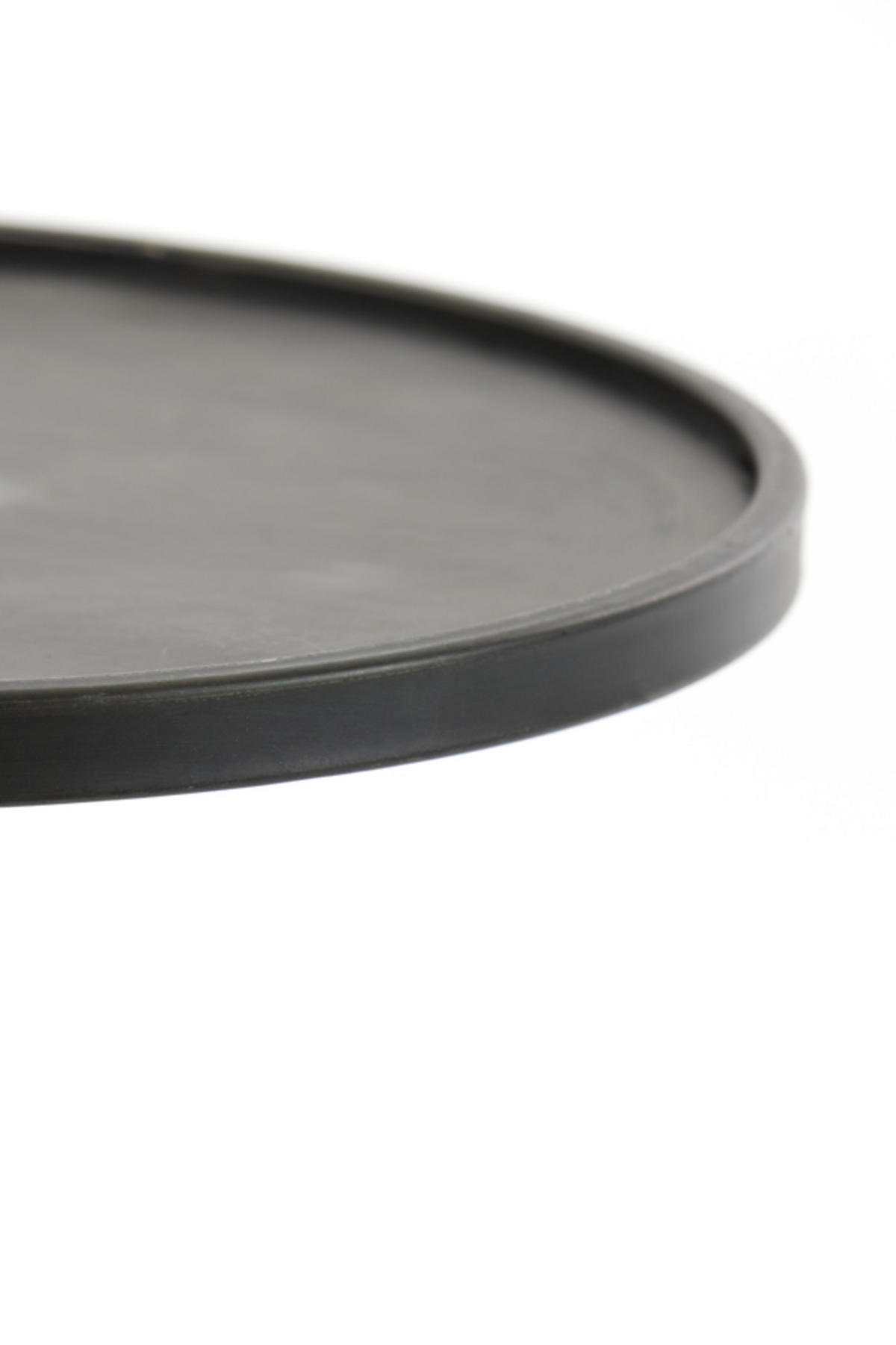 BEISTELLTISCH Envira Grau Ø39,5/50,5 cm - Grau, Metall (39.5/39.5/50.5cm) - Light & Living