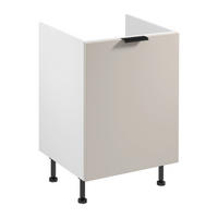 SPÜLENUNTERSCHRANK mit Sortiereinsatz D60ZS AX – Sorento Weiß Beige – Weiß / Beige - Beige/Weiß, Holzwerkstoff (60/87/52cm) - ROYAL24_MARKT