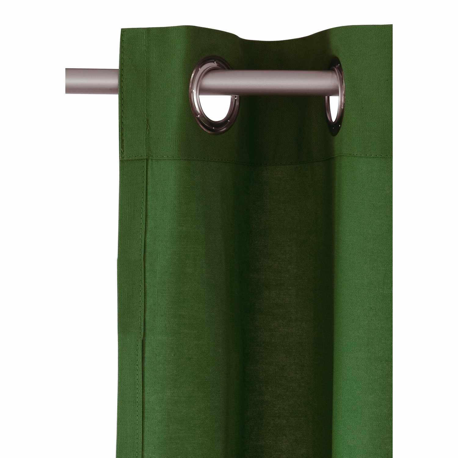 ÖSENVORHANG DOVE Blickdicht - Ulmefarben, Textil (140/0.5/245cm) - Tom Tailor