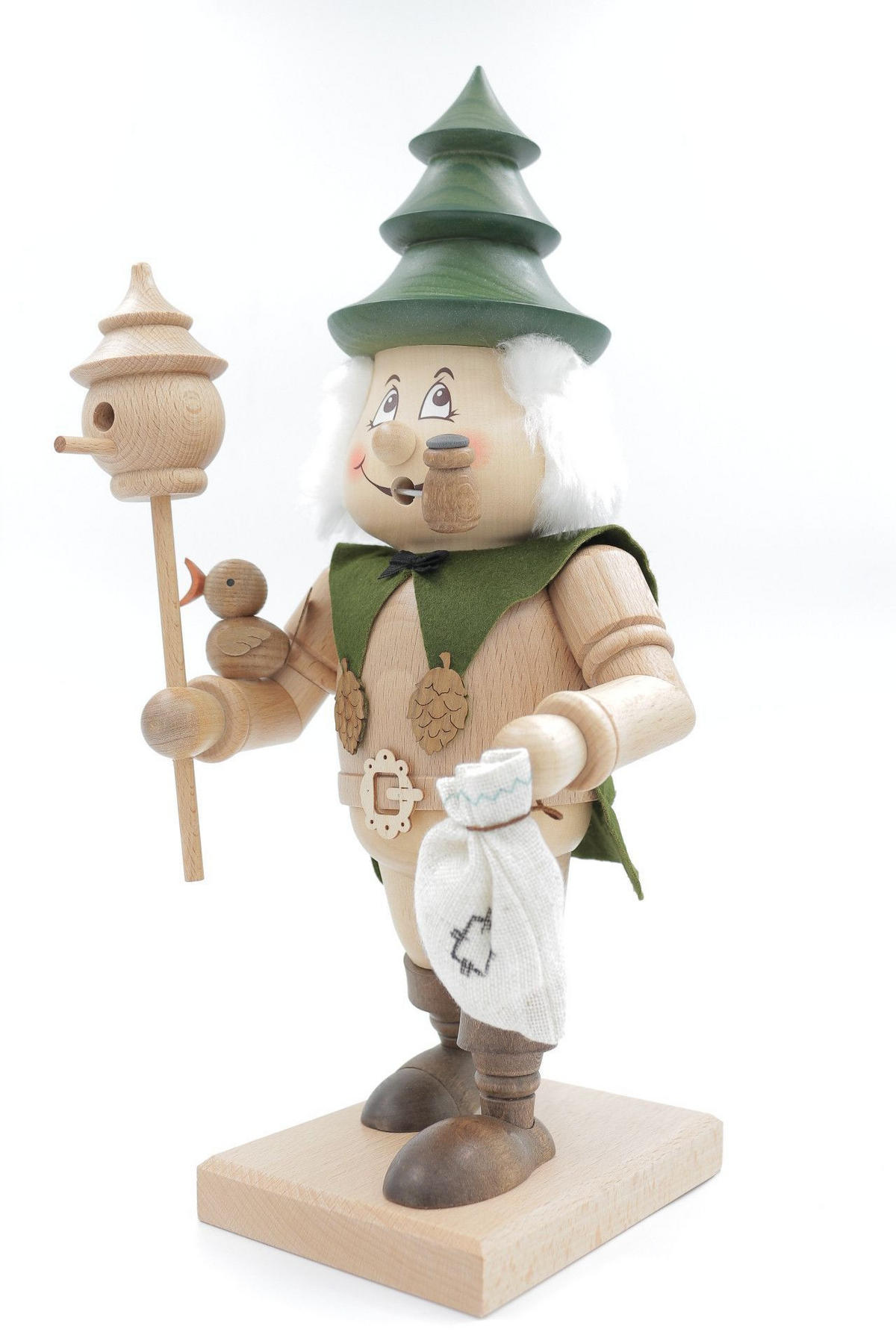 RAUCHFIGUR Wichtel Tannenwichtel 32 cm - Multicolor, Holz (15/35/0.1cm)